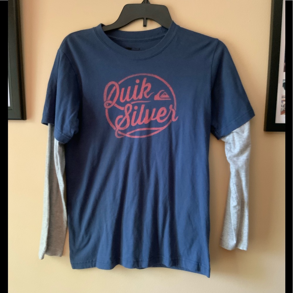 Quiksilver Boy’s L, long sleeve T-shirt. Worn once
